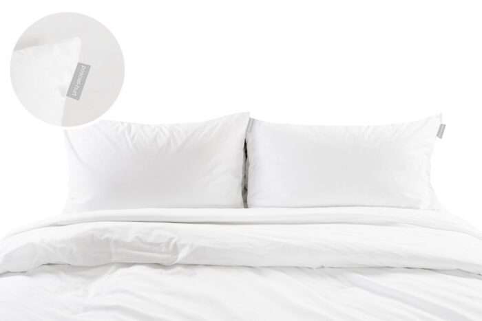 POSZWA HOTELOWA BIAŁA 220x200cm 150g/m2 100% BAWEŁNA zakład - Image 6