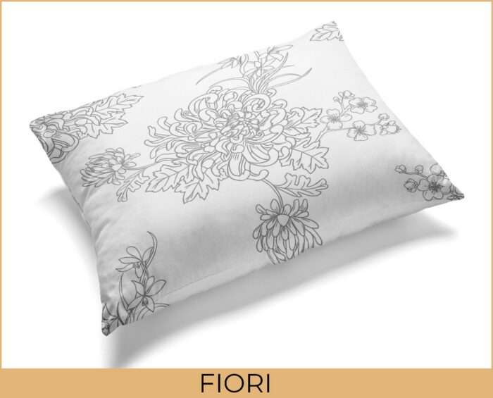 Poszewka na poduszkę 50x70cm Hotelowa - FIORI 100% MIKROFIBRA wytrzymała - obrazek 2